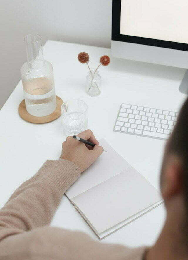 área de trabalho organizado